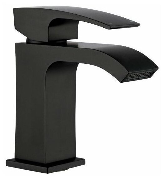 Смеситель для раковины Gappo черный матовый G1007-6 - 0