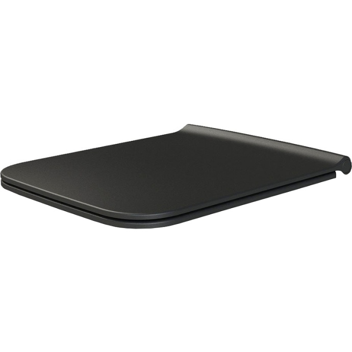 Сиденье для унитаза Boheme Zen черное матовое с микролифтом 968-B - 0