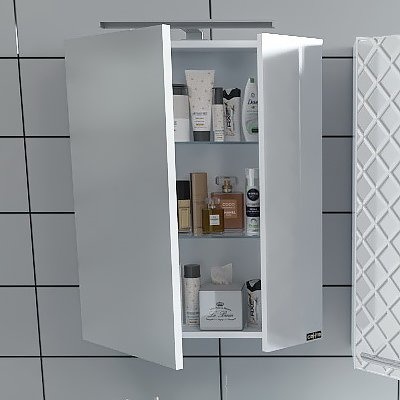 Зеркало-шкаф Санта Стандарт 56.6 см  113005 - 2