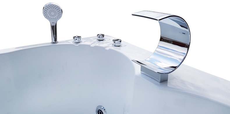 Смеситель на борт ванны Royal Bath Hardon хром RB611 - 1