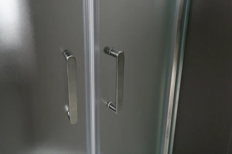 Душевой уголок BelBagno Uno 80 стекло текстурное  UNO-195-R-2-80-P-Cr - 3