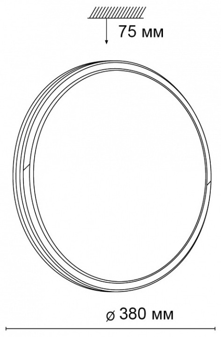 Настенно-потолочный светодиодный светильник Sonex Pale Kepa 3057/DL - 5