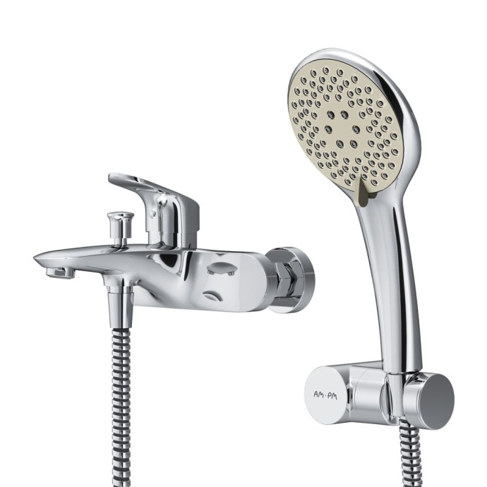 Смеситель AM.PM Like F8015000 для ванны с душем, хром - 0