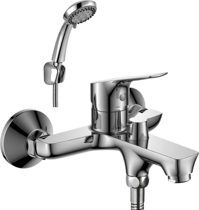 Смеситель для ванны Rossinka  хром  RS29-31 - 0