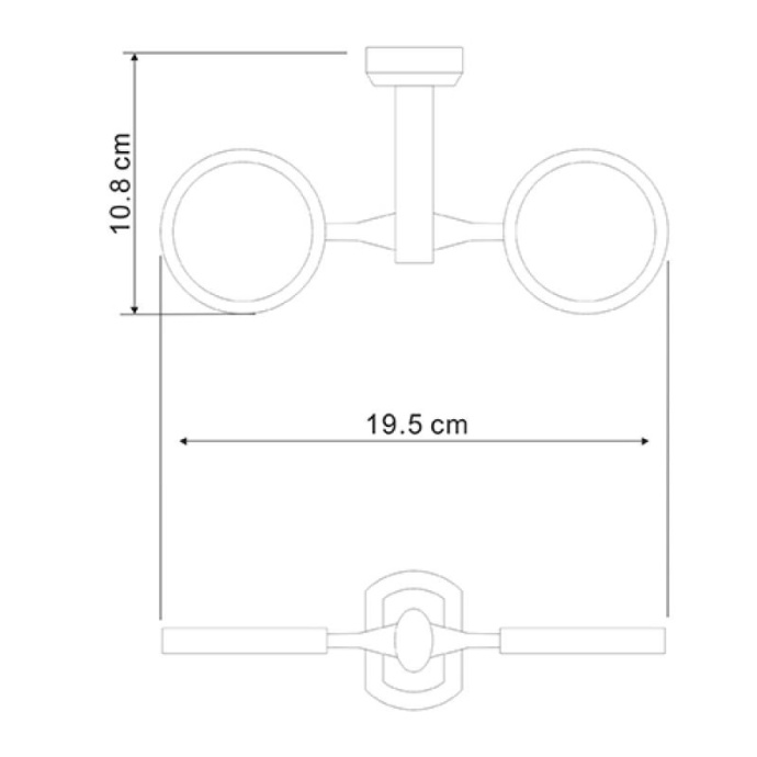 Oder C174 Держатель двойной K-C174 - 1