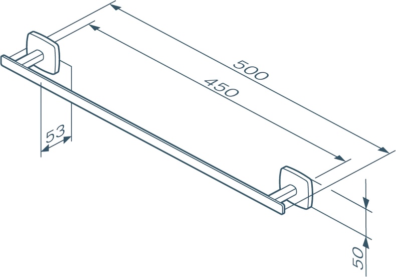 Полотенцедержатель AM.PM Gem A90346422 - 5