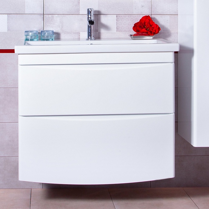 Тумба для комплекта Бриклаер Вега 80 белая 4627125414077 - 0
