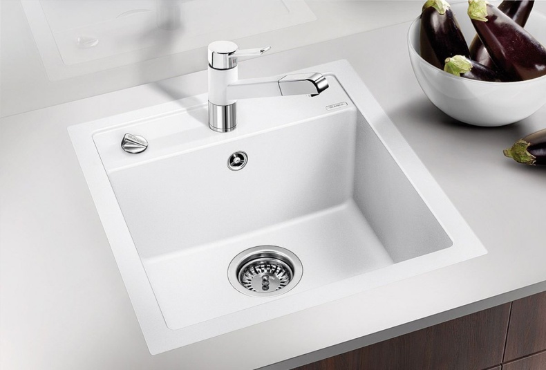 Мойка из гранита Blanco Dalago белый  518524 - 1