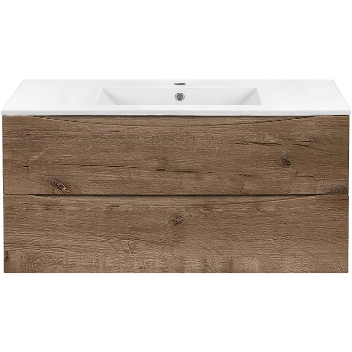 Тумба под раковину Vincea Mia 100 светлое дерево VMC-2MC100VO - 0