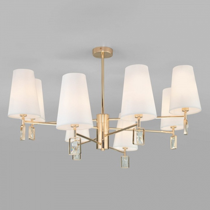 Люстра на штанге Eurosvet Milazzo 60137/8 золото - 1