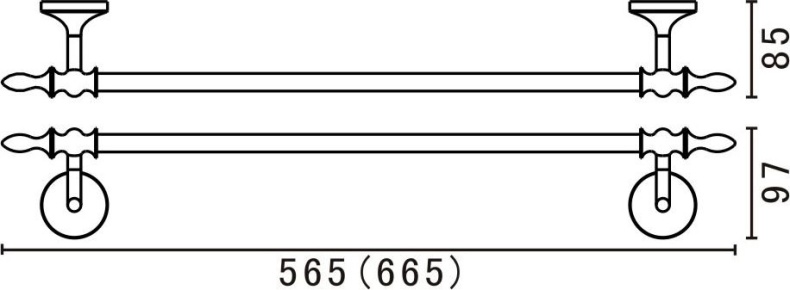 Полотенцедержатель Art&Max Bohemia AM-E-4224-Do - 2