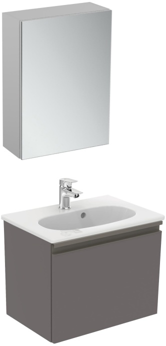 Тумба под раковину Ideal Standard Tesi 50 серо - коричневый матовый T0045PU - 1