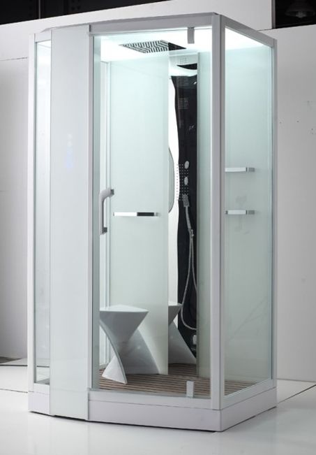 Душевая кабина Orans SR-89105LS белая, с баней - 4