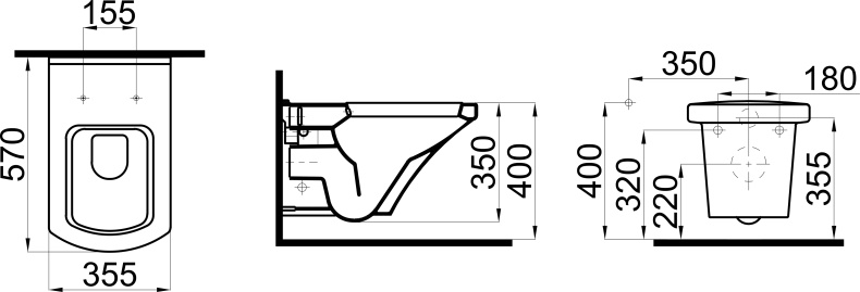 Унитаз подвесной STWORKI Хальмстад SETK2804-0606-001-1-6000 с микролифтом - 9