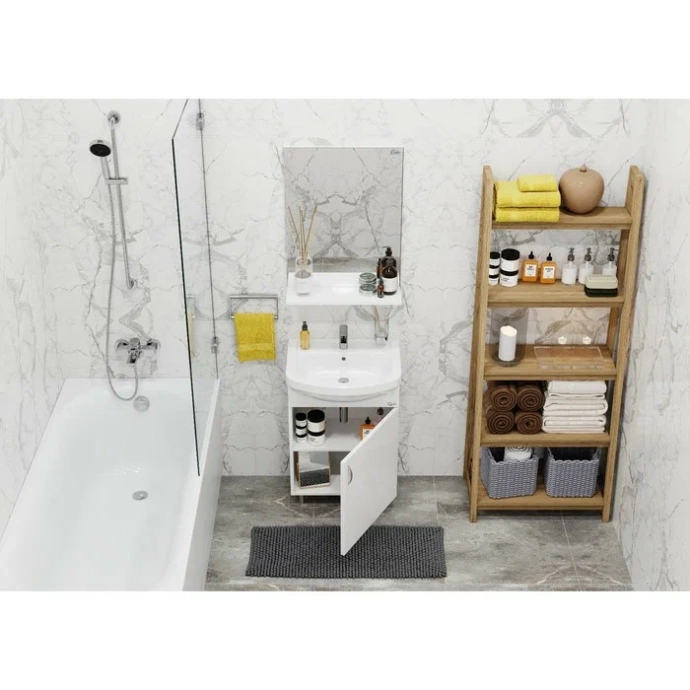 Тумба с раковиной Onika Эко 52 белый - 4