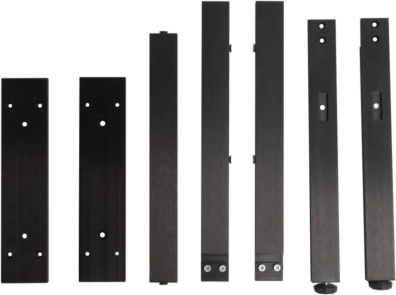 Ножки для шкафа пенала Allen Brau Reality 60 черный матовый 1.32010.BB - 1