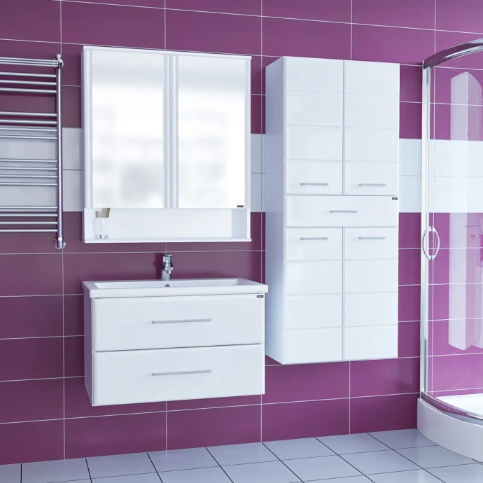 Тумба для комплекта подвесная СанТа Омега Фостер 80 белый 207005 - 4