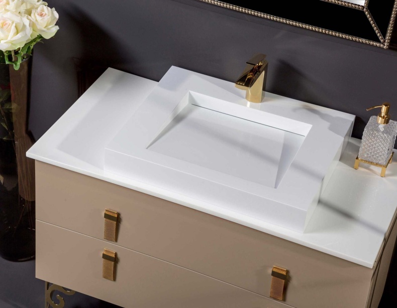 Тумба под раковину Armadi Art NeoArt 100 бежевый 831-100-CP - 3