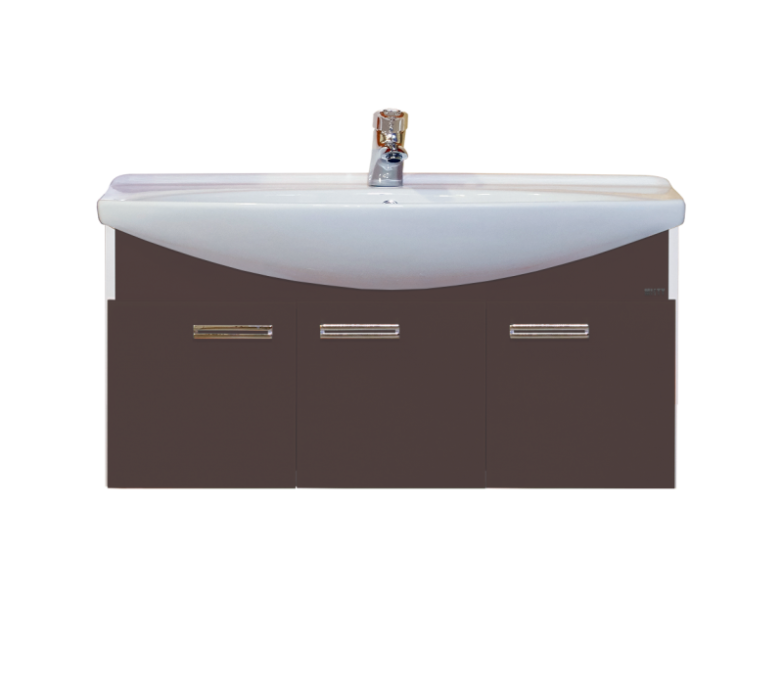 Джулия - 105 Тумба подвесная коричневая Л-Джу01105-1410По - 0