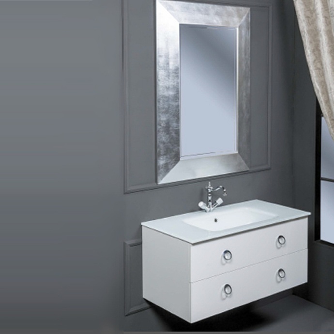 Зеркало Armadi Art Chelsea 80х120 с подсветкой серебро 555 - 2