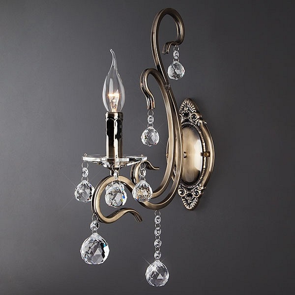 Бра Eurosvet Ernin 12505/1 античная бронза Strotskis - 1