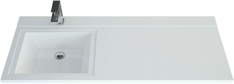 Мебель для ванной Bellezza Олиссия 120, белая, под стиральную машину - 4