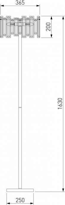 Торшер Bogate's Cella 01150/3 Strotskis - 2