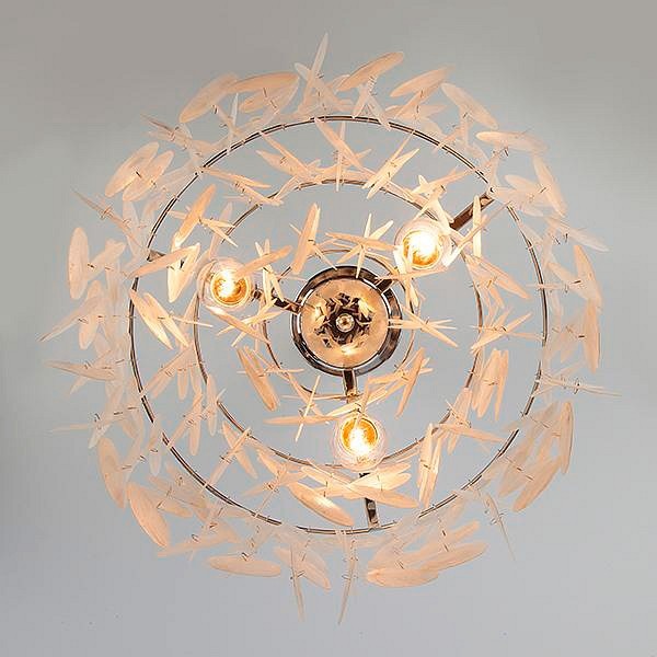 Подвесная люстра Eurosvet Sandra 60005/3 хром/перламутр - 3