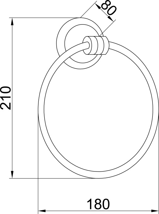 Полотенцедержатель Boheme Hermitage Bronze 10324 - 1