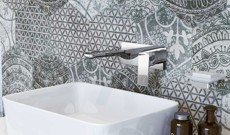 Смеситель для раковины встраиваемый Excellent Keria хром AREX.2016CR - 1