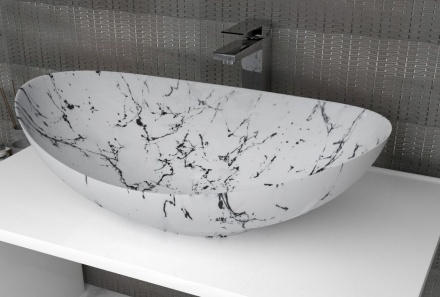 Раковина накладная Stella Polar Орион 58 белый SP-00001054 - 1