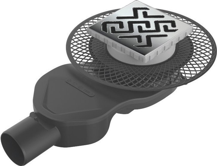 Душевой трап Berges Wasserhaus Platz Antik 15x15 см 090161 - 0