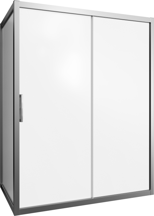 Душевой уголок STWORKI Эстерсунд DE019R80160200 160x80 см профиль хром матовый, стекло матовое 3GW189TTKK000 - 4