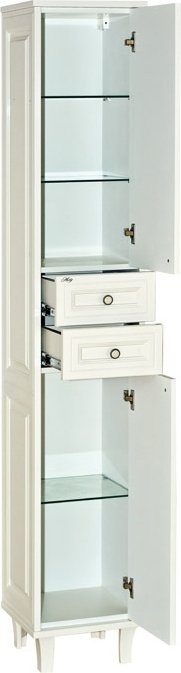 Шкаф-пенал Misty Шармель 35 R светло-бежевая эмаль, 2 ящика Л-Шрм05035-5812ЯП - 4