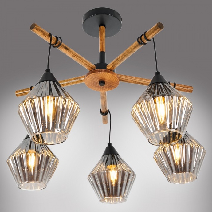 Люстра на штанге MyFar Bella MR1771-5C - 4