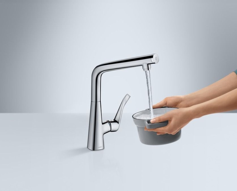 Смеситель Hansgrohe Metris Select 14883000 для кухонной мойки - 1