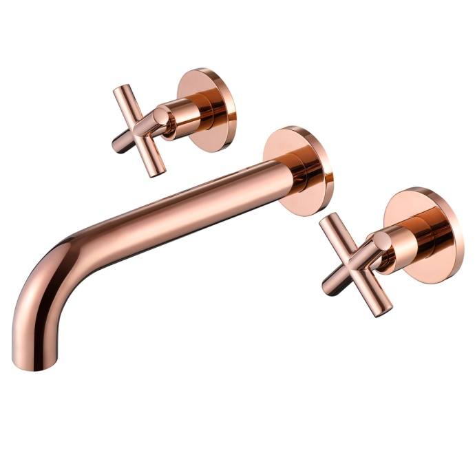 Смеситель для раковины ABBER Wasser Kreis розовое золото AF81121RG - 0