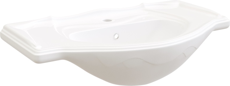 Мебель для ванной STWORKI Хельсингборг 85 белая, в стиле прованс, из МДФ, российская (гарнитур, комплект) 482214 - 8