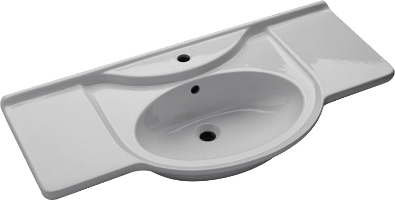 Тумба с раковиной Sanflor Глория 105 белая - 2