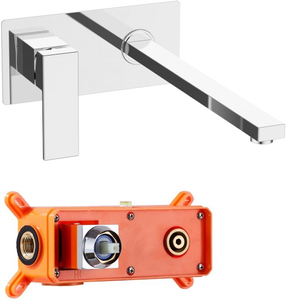 Смеситель BelBagno Romano ROM-BLM-CRM С ВНУТРЕННЕЙ ЧАСТЬЮ, для раковины - 1