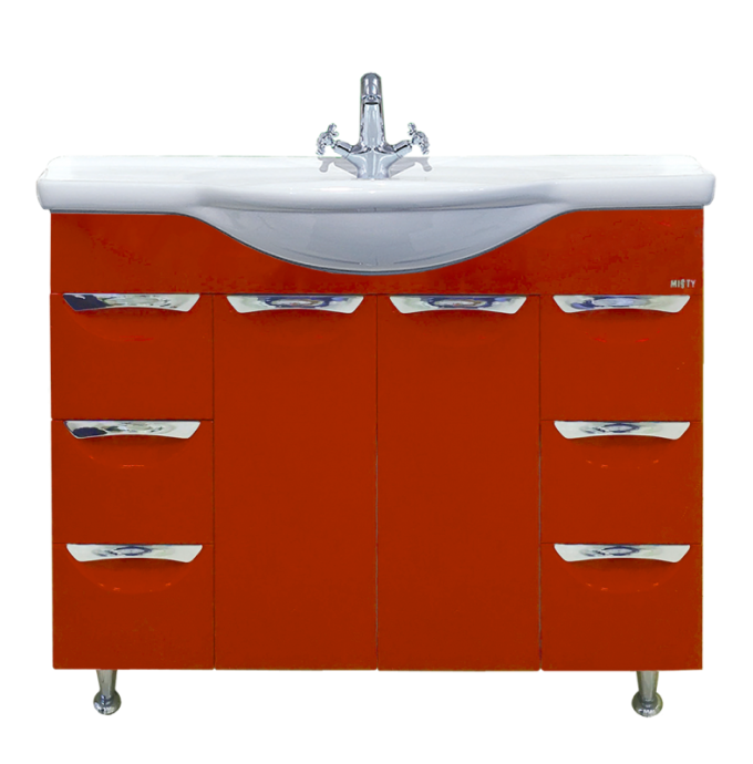 Жасмин - 105 Тумба 6 ящ. красная эмаль П-Жас01105-0416Я - 0