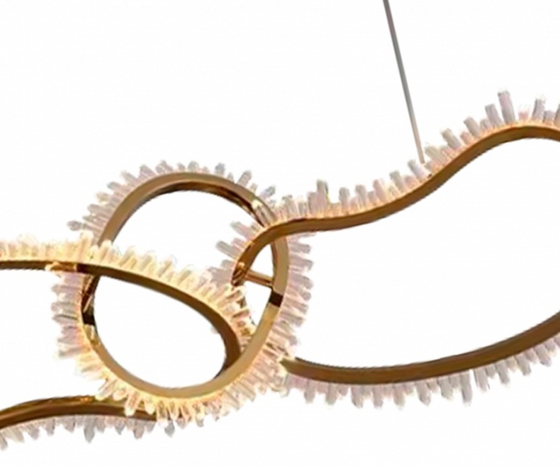 Подвесная светодиодная люстра Kink Light Сена Кристалл 07607-5AL,36 - 1