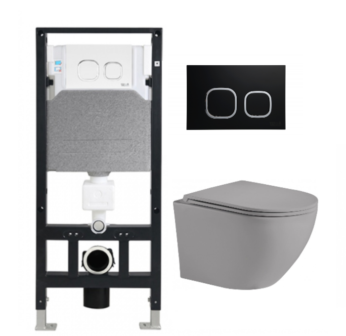 Комплект Weltwasser AMBERG 506 + MERZBACH 004 MT-GR + AMBERG RD-BL  10000006819 - 0