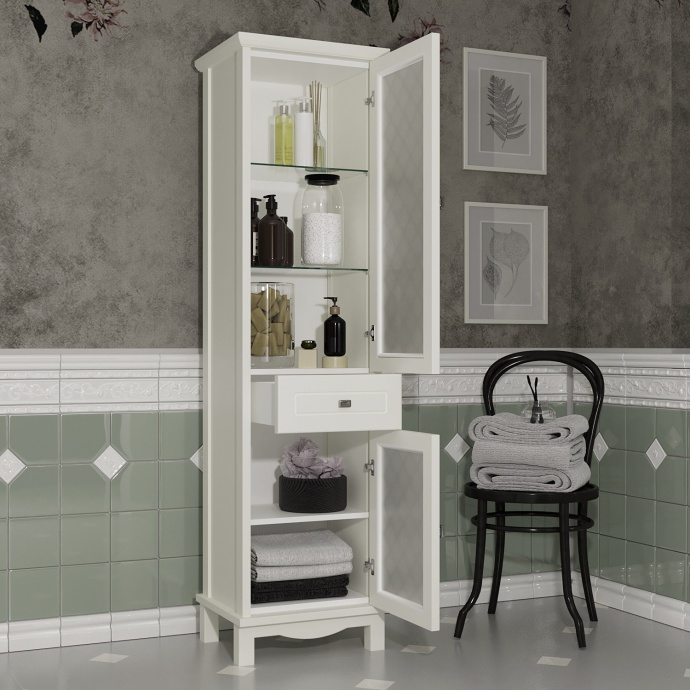 Шкаф-пенал Opadiris Омега 45 R слоновая кость 00-00001617 - 2