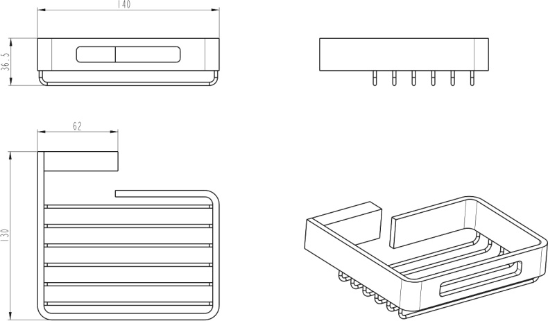 Мыльница Boheme Q 10959-MW matt white - 1