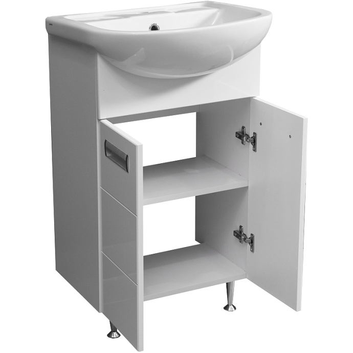 Тумба под раковину Stella Polar Фиора Уют 55 белый SP-00000212 - 1