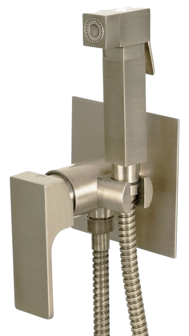 Remer Absolute Гигиенический комплект скрытого монтажа (с душ набором и скрытой частью) AU65NP - 0