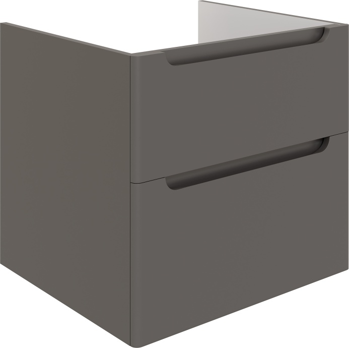 Тумба с раковиной STWORKI Берген 60 серая со светлой столешницей, Soul 1 549454 - 7