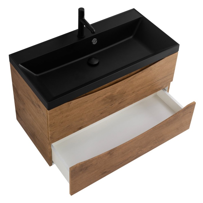 Тумба с раковиной BelBagno Marino 90 светлое дерево - 13