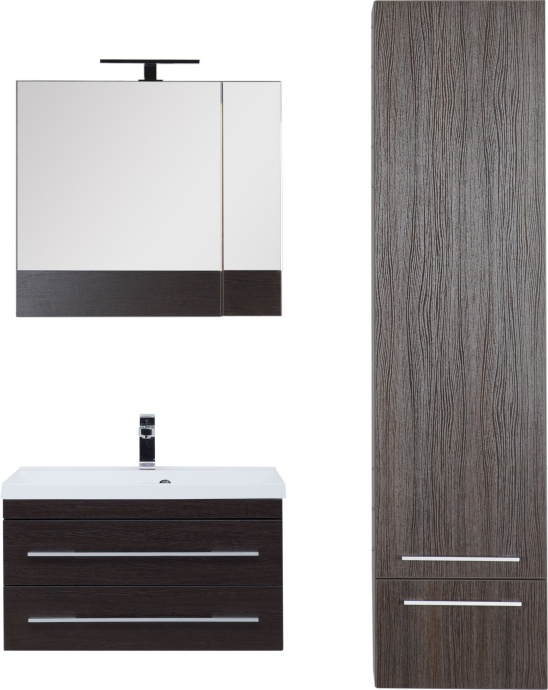 Мебель для ванной Aquanet Нота 75 венге - 0